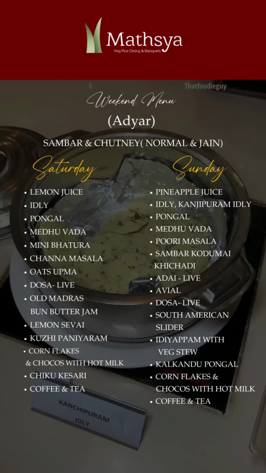 Mathsya Restaurant in T Nagar,Chennai - Order Food Online - Pure Veg ...