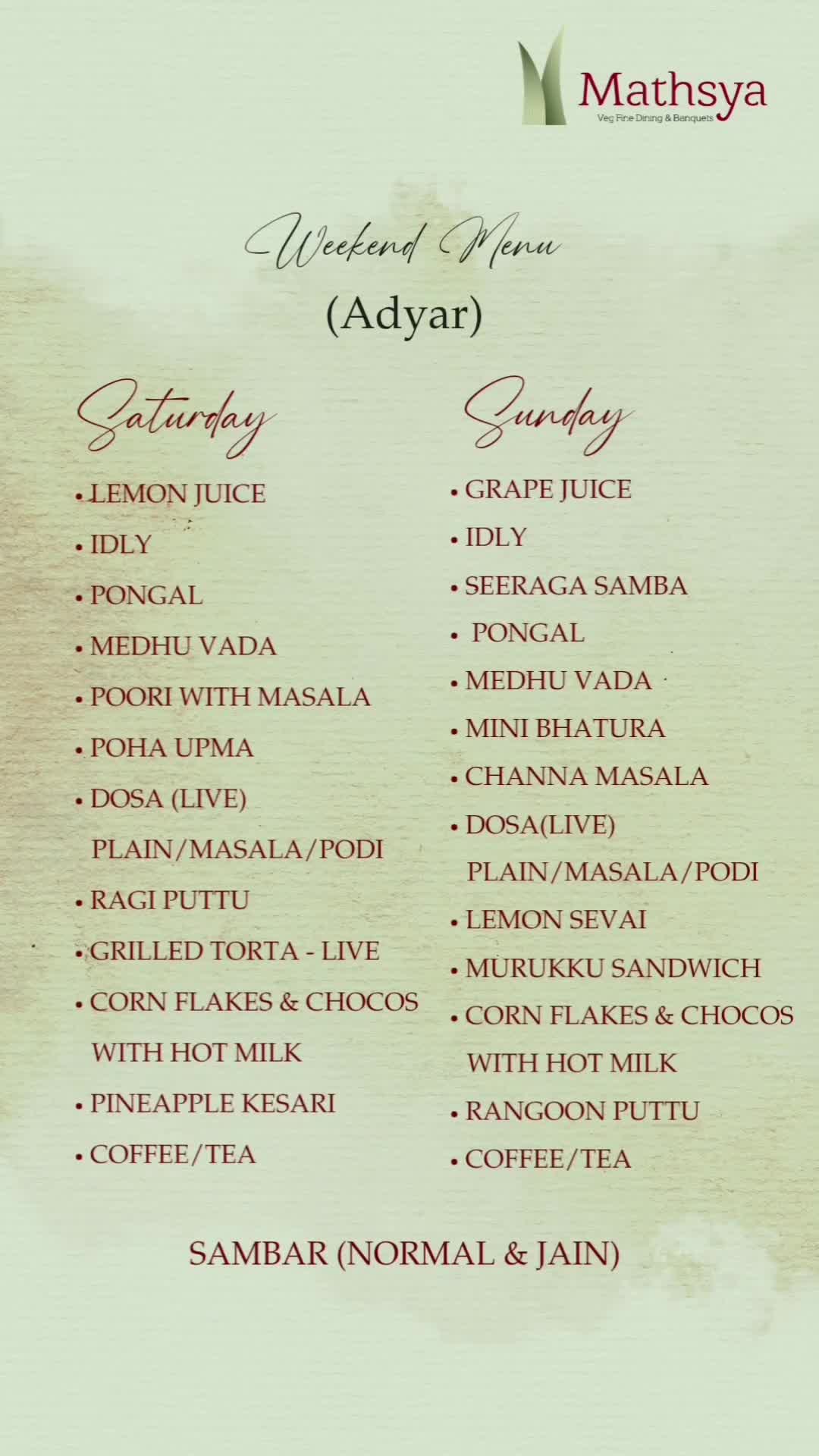 Mathsya Restaurant in T Nagar,Chennai - Order Food Online - Pure Veg ...