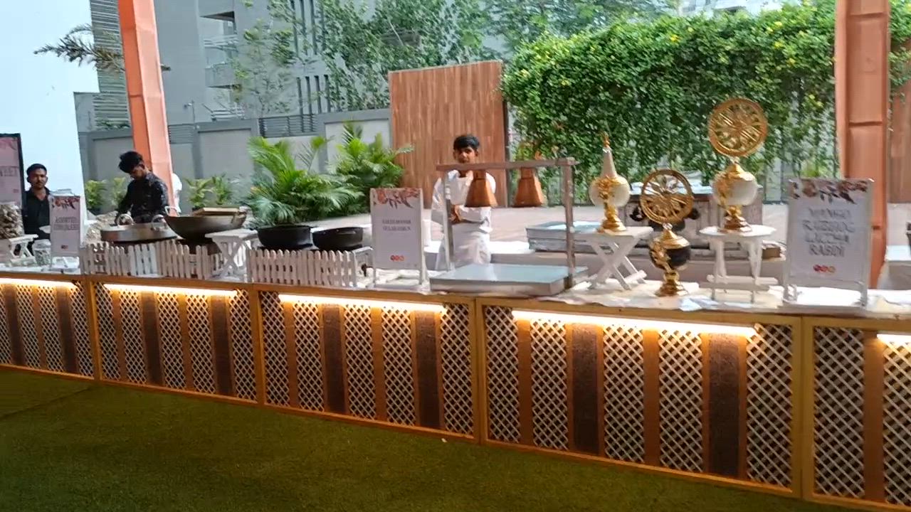 Royal Buffet Counter Decorations Display Decoration in Adajan Road