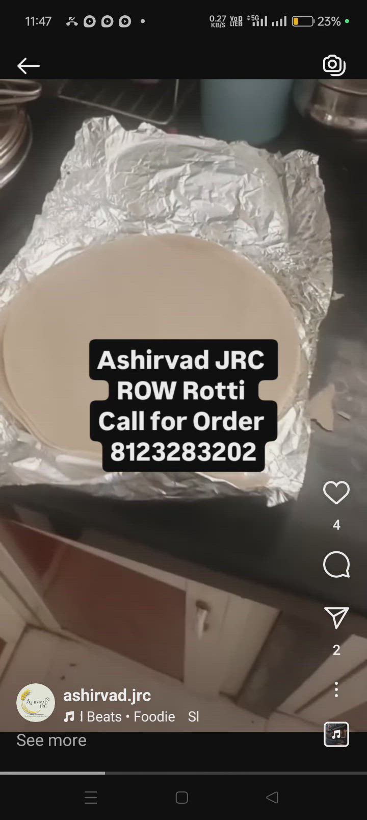 Ashirvad Jolada Rotti Center in Kodialbail,Mangalore - Order Food ...