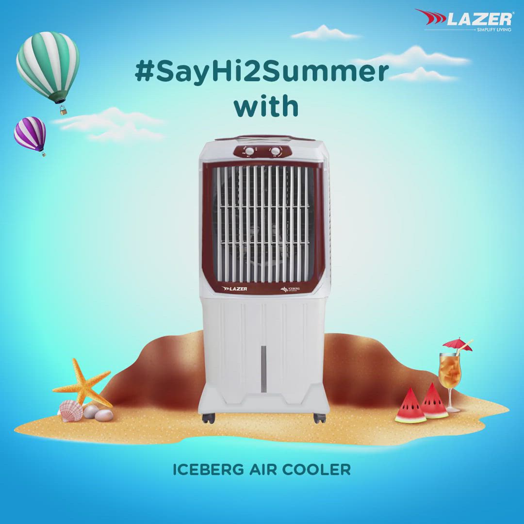 Lazer 902000000000155 Iceberg Window Air Cooler (52 ltr) in