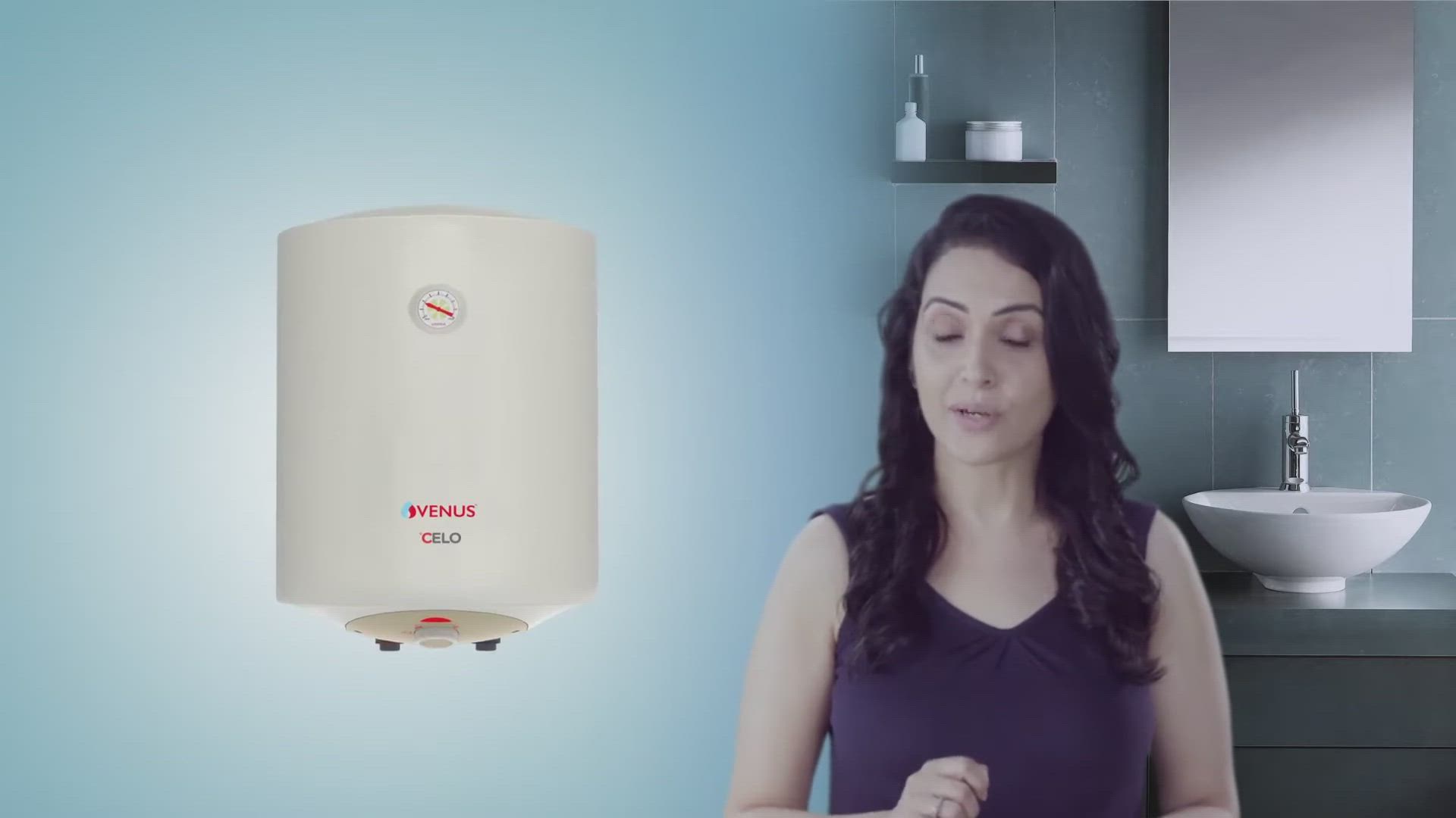 Venus CELO 15 ltr on product on inner tank Water Heater (White) in