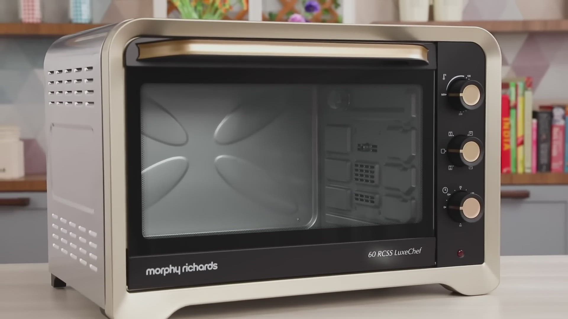 Morphy Richards 60 Ltr 60RCSS LuxeChef Oven Toaster Griller, with