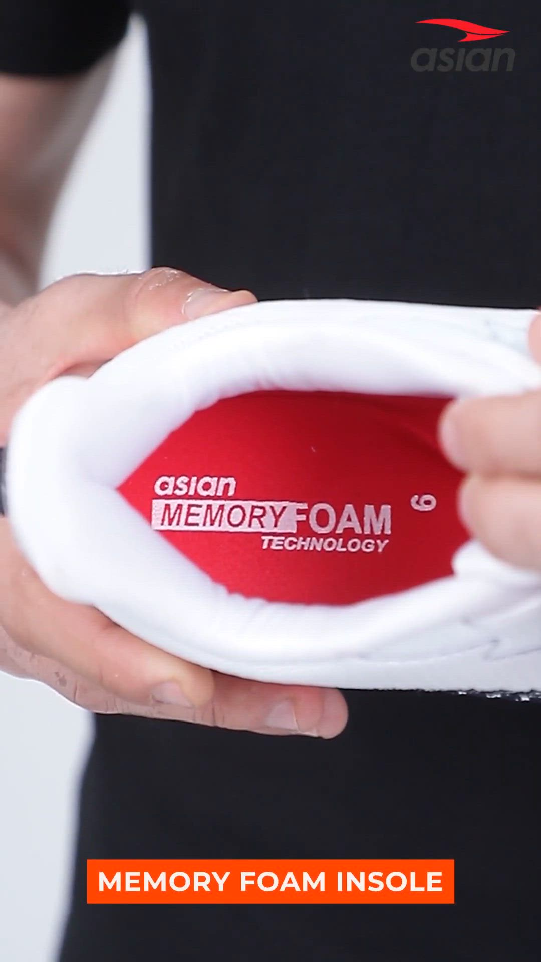 Asian SPRING-01 Men Sports Running Shoe (Size 6, White) in Delhi