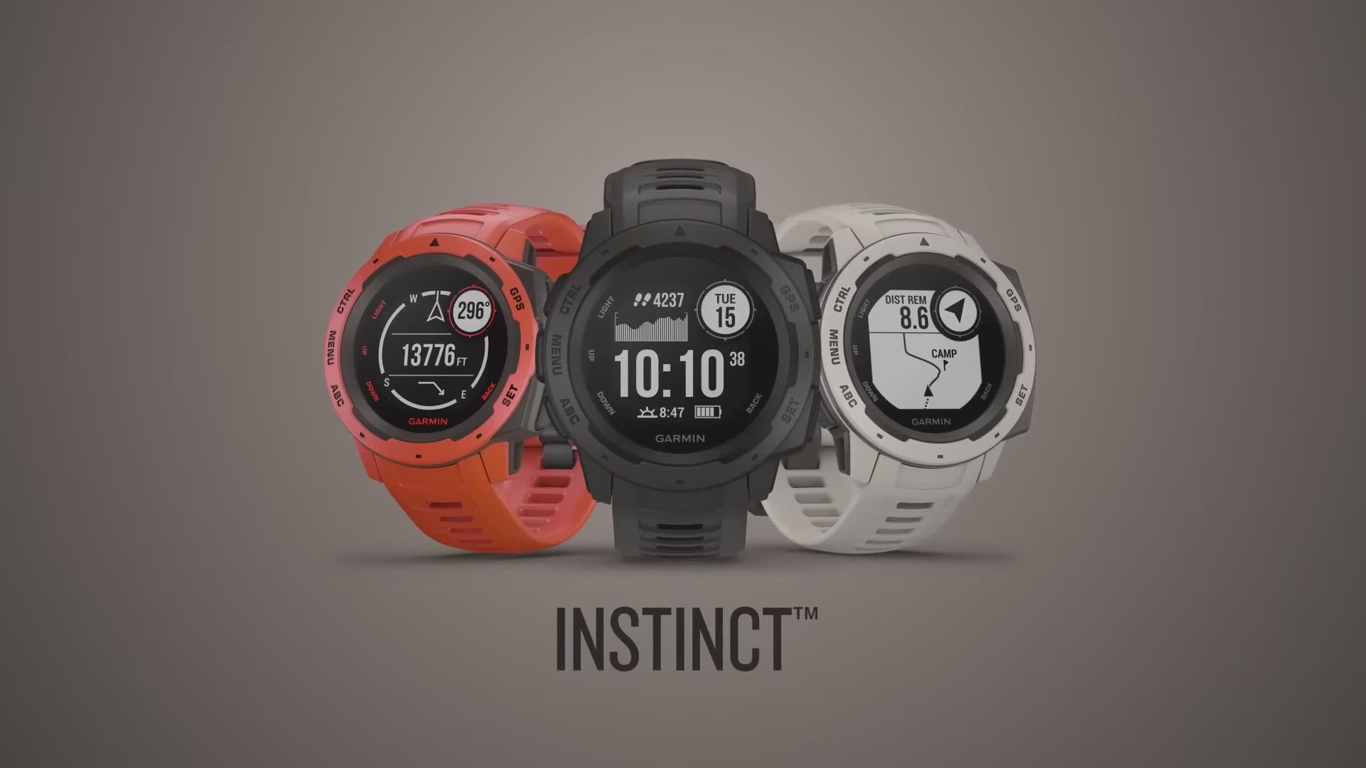 GARMIN Instinct Smartwatch (Grey Strap, Regular) in Mumbai at