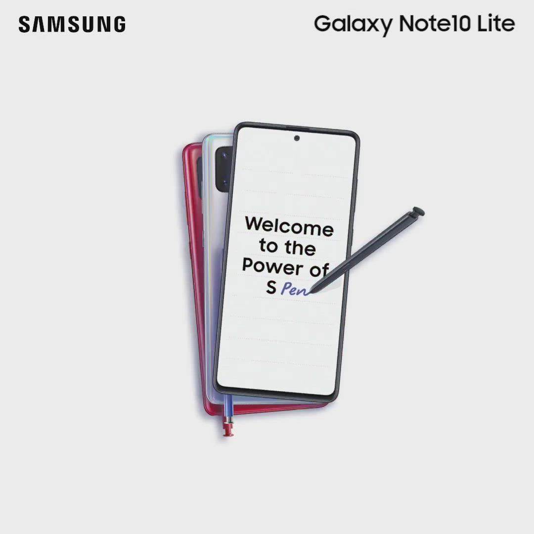 SAMSUNG Galaxy Note 10 Lite (RAM 6GB, 128GB, Aura Red) in