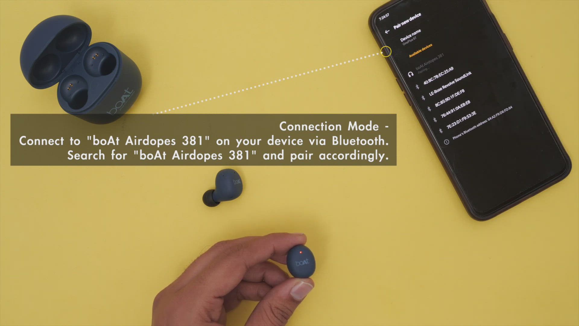 boAt Airdopes 381 In Ear Wireless Earbuds (Light Sea Green) in