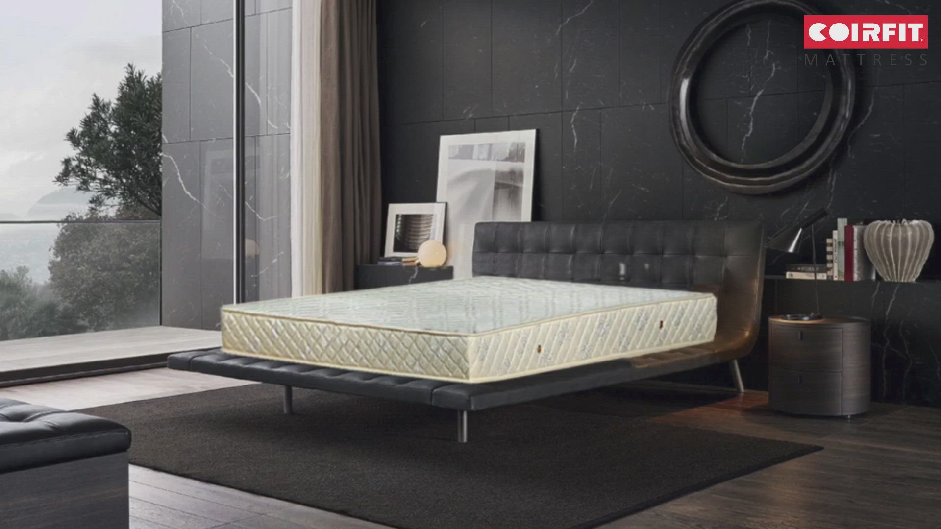 COIRFIT Serene Euro Top Bonnell Spring Coir Mattress (78x36,